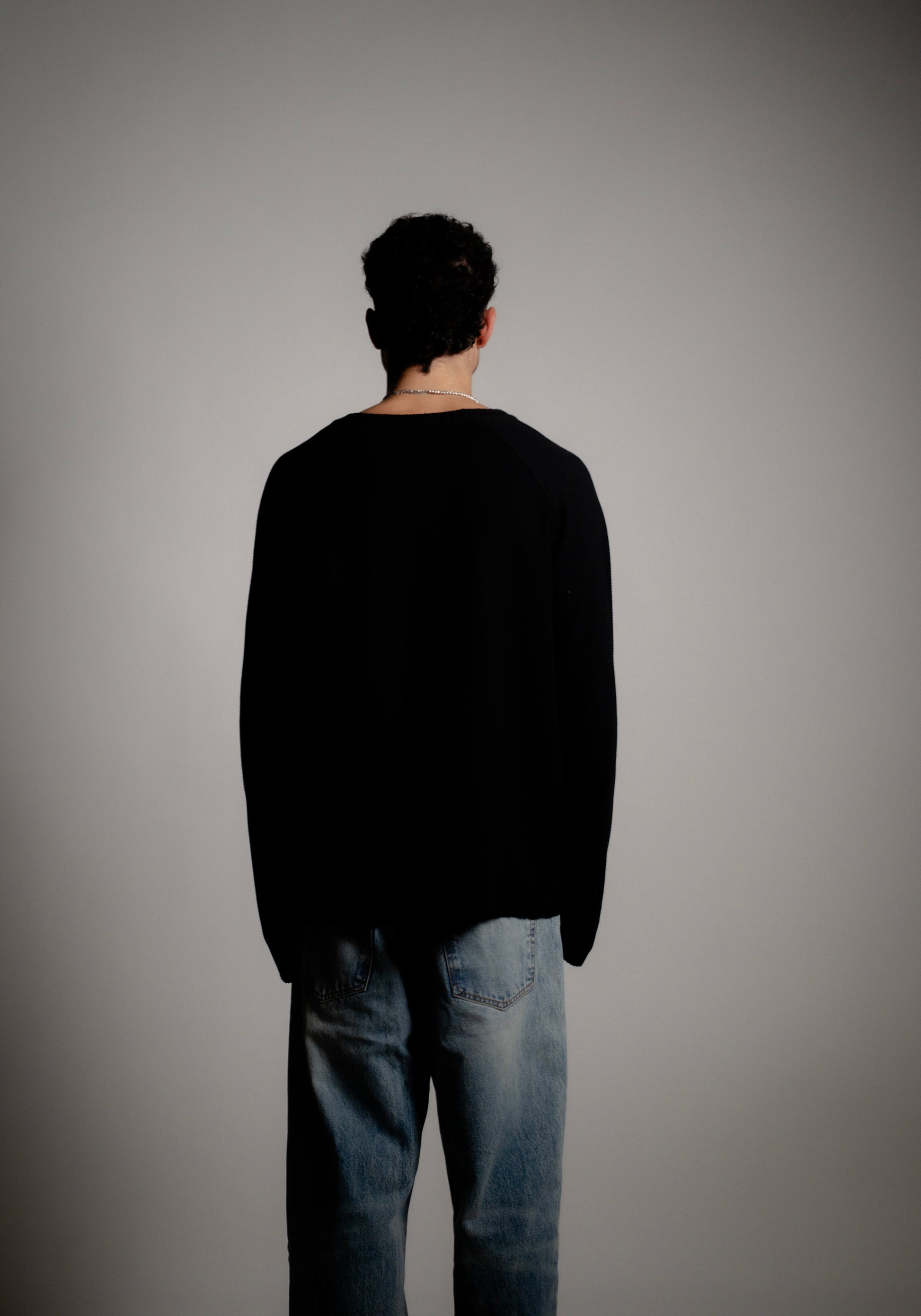 Waffle Long Sleeve – Black